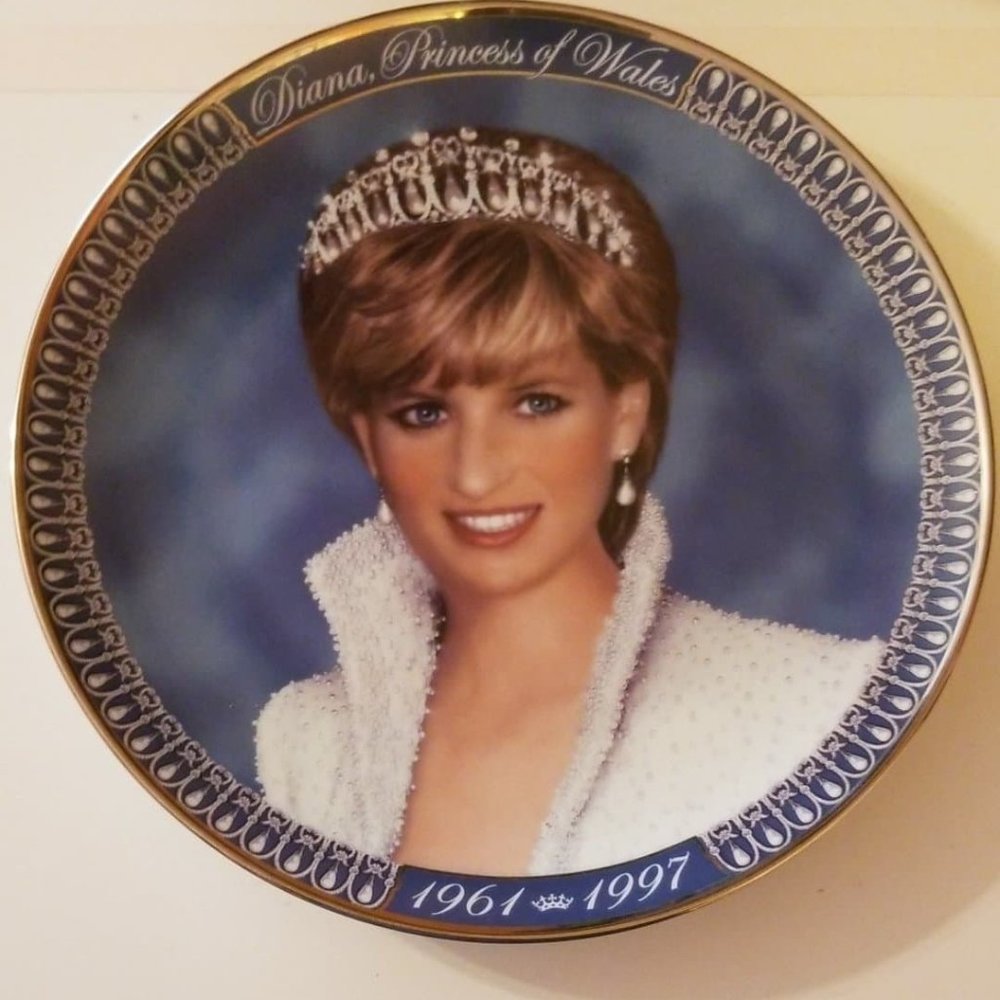Diana Princess Of Wales Plate -- Franklin Mint Hei